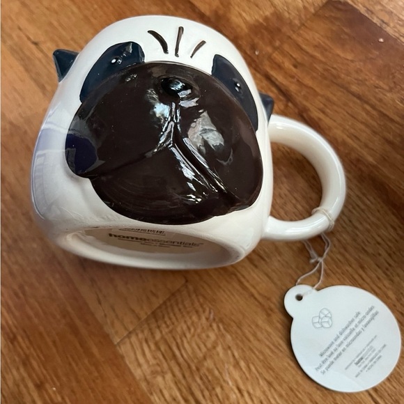 Black and White pug dog mugs one set of two - Picture 3 of 10